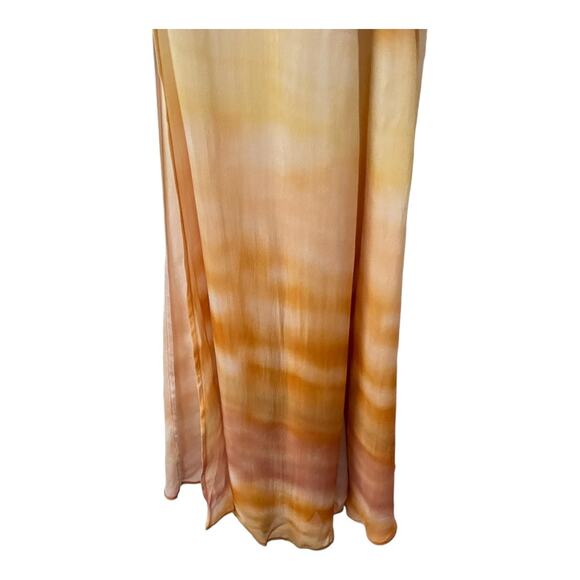 Cult Gaia Domino Printed Midi Coverup Beach Dress Split Front Dusty Dye Size M - Picture 8 of 14